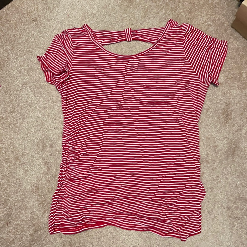 Full moon maternity stripe top size XL